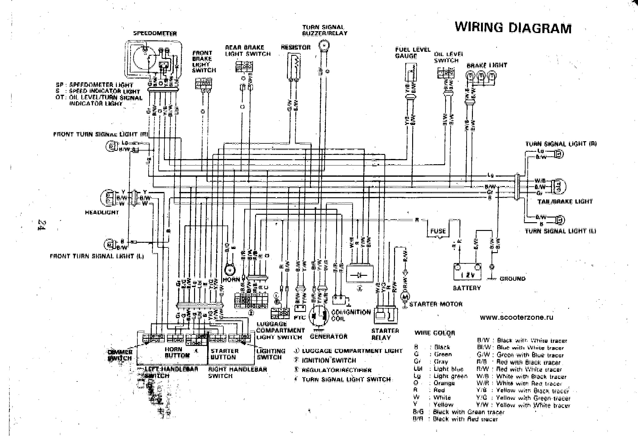 Suzuki address v100 схема